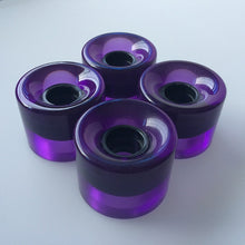 Load image into Gallery viewer, 1 Set (4 pcs) Blank Pro 60 X 45 mm PU Wheels fit 22 Inch Cruiser Board Plstic Skateboard
