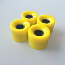 Load image into Gallery viewer, 1 Set (4 pcs) Blank Pro 60 X 45 mm PU Wheels fit 22 Inch Cruiser Board Plstic Skateboard