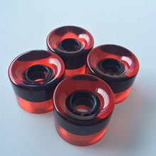 Load image into Gallery viewer, 1 Set (4 pcs) Blank Pro 60 X 45 mm PU Wheels fit 22 Inch Cruiser Board Plstic Skateboard