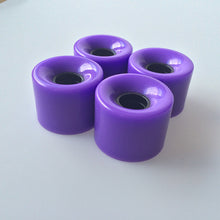 Load image into Gallery viewer, 1 Set (4 pcs) Blank Pro 60 X 45 mm PU Wheels fit 22 Inch Cruiser Board Plstic Skateboard
