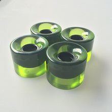 Load image into Gallery viewer, 1 Set (4 pcs) Blank Pro 60 X 45 mm PU Wheels fit 22 Inch Cruiser Board Plstic Skateboard