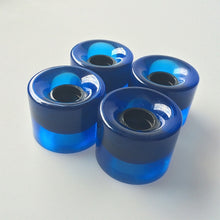 Load image into Gallery viewer, 1 Set (4 pcs) Blank Pro 60 X 45 mm PU Wheels fit 22 Inch Cruiser Board Plstic Skateboard
