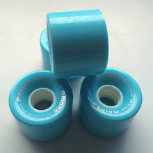 Load image into Gallery viewer, 1 Set (4 pcs) Blank Pro 60 X 45 mm PU Wheels fit 22 Inch Cruiser Board Plstic Skateboard