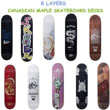 Load image into Gallery viewer, Professional 8 Layers Canadian Skateboard